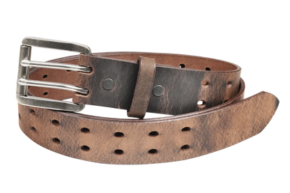 Rebel - 1.5" Retro Double Prong Smooth Work Belt