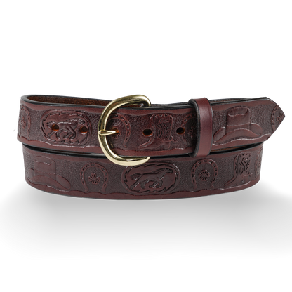Cowboy - 1.5" Embossed Horseshoe, Boots, Horse