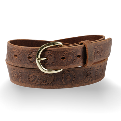 Cowboy - 1.5" Embossed Horseshoe, Boots, Horse